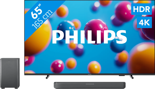 Philips Ambilight 65'' PUS7000 4K (2025) + Philips TAB5309