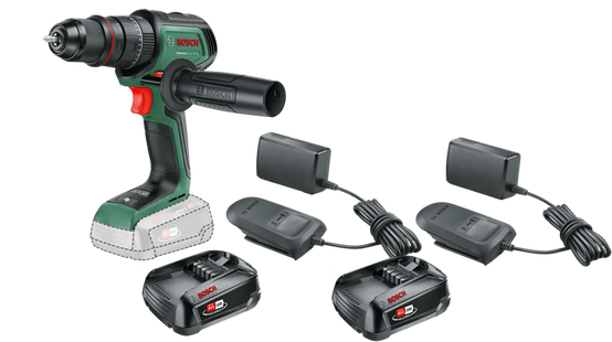 Bosch AdvancedImpact 18V-80 2,5 Ah Accu (2x) Starterspakket