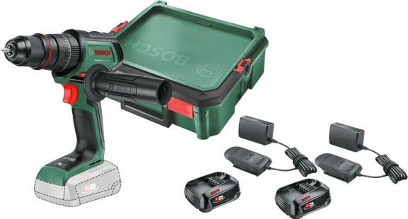 Bosch AdvancedImpact 18V-80 2,5 Ah Accu (2x) SystemBox S Starterspakket