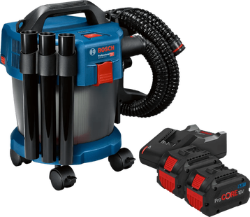 Bosch Professional GAS 18V-10 L 8,0 Ah ProCORE Accu (2x) Starterspakket