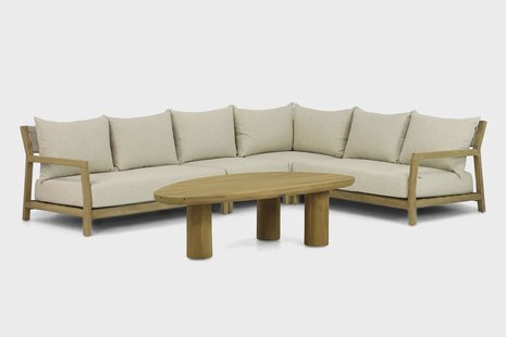 Santika Suka/Riah 135 cm hoek loungeset 5-delig