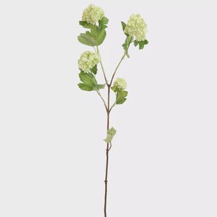 Kunstbloem Sneeuwbal Licht Groen - 90 cm