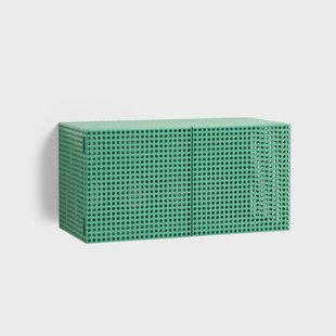 HAY Perforated Cabinet wandkast small Soft jade