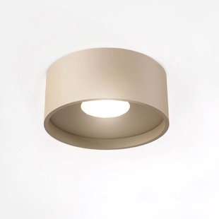Artdelight Oran - plafondverlichting - Ø 12 x 5 cm - 10W dimbare LED incl. - IP54 - champagne