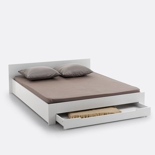 2-persoonsbed met beddenbodem en lade, Crawley