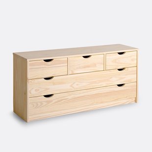 Ladekast 5 lades, massief dennenhout, Crawley