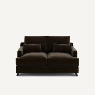 Compacte bank in fluweel, Alwine