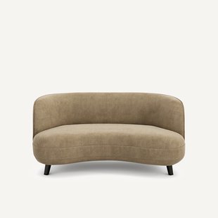 XS 3-zitsbank in stonewashed fluweel, Rosebury, design E. Gallina