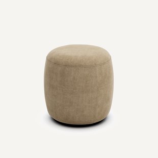 Voetsteun van stonewashed fluweel, Rosebury, ontwerp E. Gallina