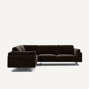 Hoekbank fluweel, César