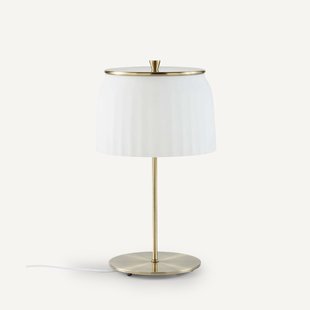 Lamp op voet opaline Canelé