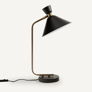 Tafellamp in verouderde messing, Zoticus