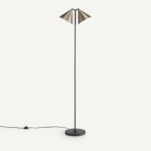 Staande leeslamp in ijzer metaal, Moke