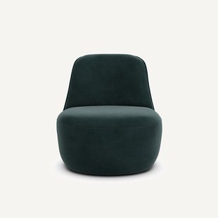 Fluwelen draaifauteuil Rosebury