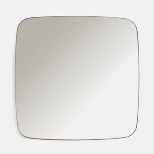 Vierkante spiegel in metaal 90x90 cm, Iodus