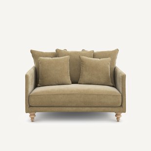 2-zits stonewashed fluwelen bank, Lazare