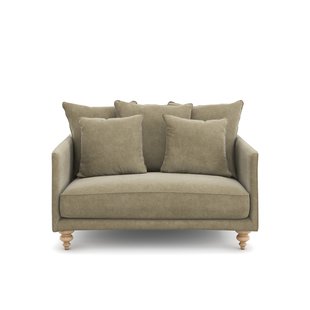 2-zits stonewashed fluwelen bank, Lazare