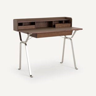 Bureau secretaire met walnoot fineer, Nelsen