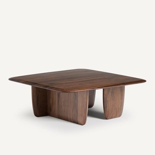 Salontafel in massief notenhout, groot model, Iloss