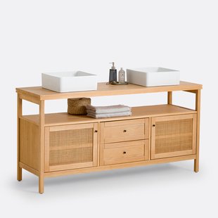 Dubbel wastafelmeubel L160 cm, Gabin