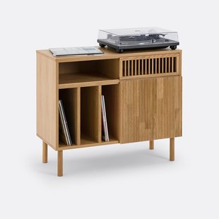 Platenkast van massief eikenhout en fineer, Bilbao