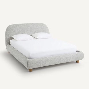 Organisch bed met bedbodem, Aude design E.Gallina
