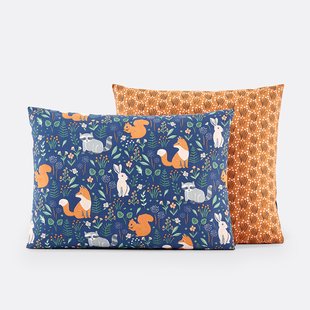 Kussensloop in katoen, Dans les bois