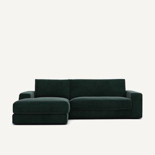 Hoekbank in fluweel, Skander