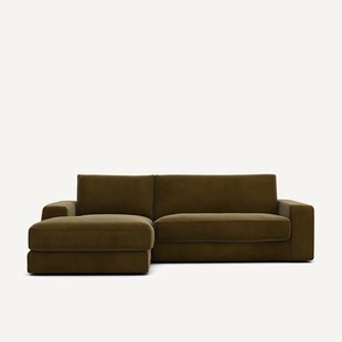 Hoekbank in fluweel, Skander