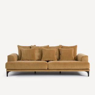 Bank van fluweel linnen, Armento