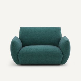 Fauteuil in canvas stof, Spogano