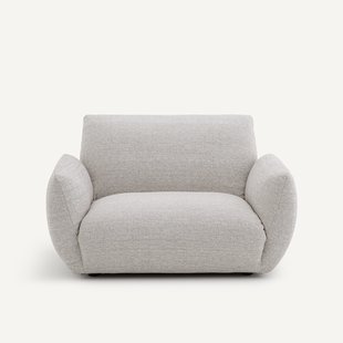 Fauteuil in canvas stof, Spogano