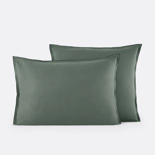 Kussensloop in gewassen satijnkatoen, Victor, effen