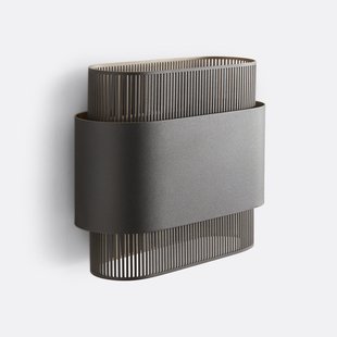 Dubbele wandlamp in metaal, Leila