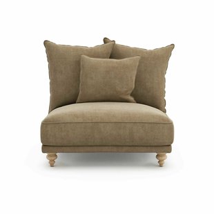 Bank van stonewashed fluweel, Lazare