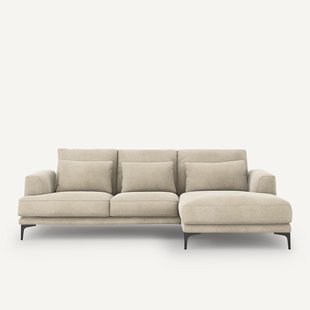 Rechtse hoekbank in linnenfluweel, Marsile