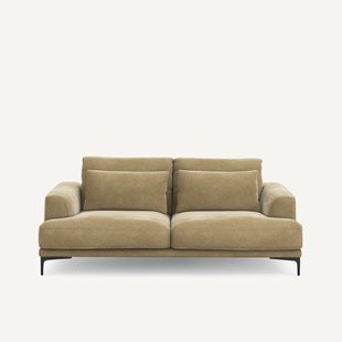 3-zits sofa in stonewashed fluweel, Marsile