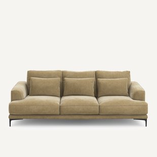 4-zits sofa in stonewashed fluweel, Marsile
