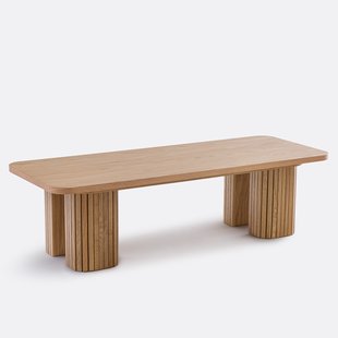 Eiken fineer salontafel Latti