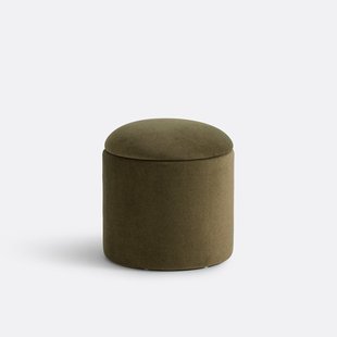 Poef met opbergvak, fluweel, Timour