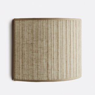 Wandlamp in geplooid linnen H18 cm, Jakoma