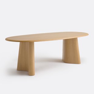 Tafel van eikenfineer, 6 tot 8 couverts, William