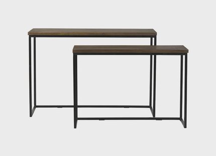 Light & Living Sidetable 'Bryson' Set van 2 stuks, kleur Bruin