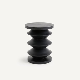 Bijzettafel van massief mangohout, Thilde