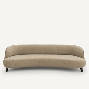 Bank, 5-zit, in gerecycled stof, Rosebury