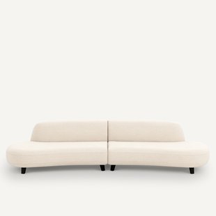 Bank, 6-zit in gerecyclede stof, Rosebury