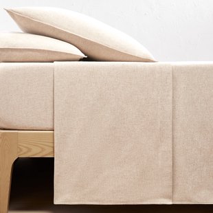 Onderlaken in chambray katoenen flanel, Clara