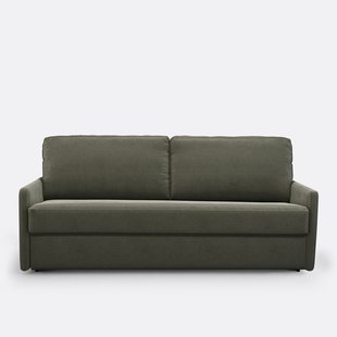 Slaapbank van katoen en linnen, Comfort Bultex®, Marta