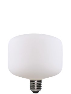 Daylight Italia Creta LED Lamp - Ø 11,5 x 14,5 cm - E27 - 6W dimbaar - 2700K - wit