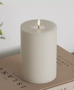 LED Stompkaars Zand - ø 10 x 15 cm